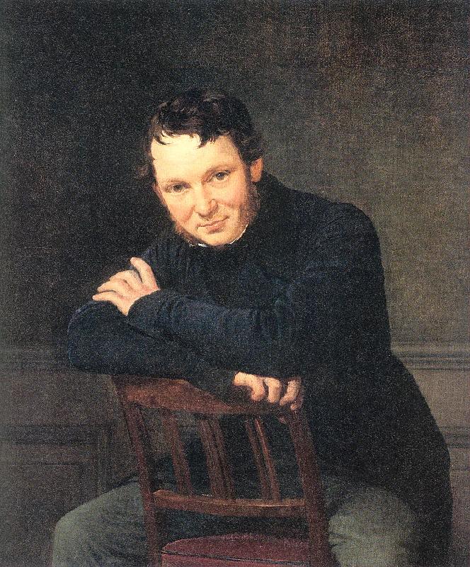 Marstrand, Wilhelm Portrait of the Artist Gottlieb Bindesholl oil painting image